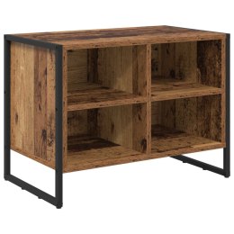 SZAFKA NA BUTY Z PRZECHOWYWANIEM STARE DREWNO 60X 35X 44CM