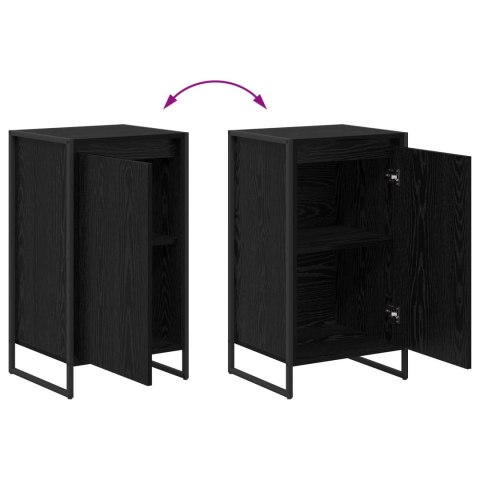 SZAFKA KOMODA CZARNY DĄB 43X36X75,5CM