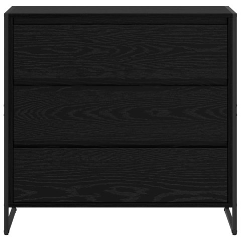 SZAFKA KOMODA CZARNY DĄB 79X36X75.5CM