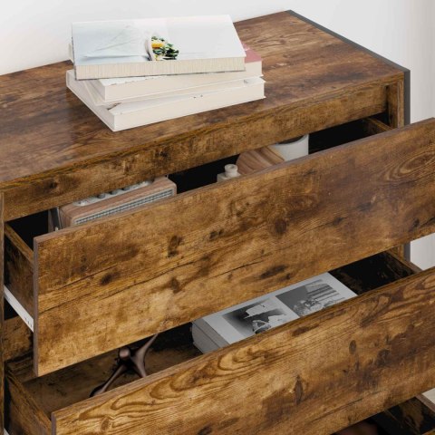 SZAFKA KOMODA DĄB DYMNY 79X36X75.5CM