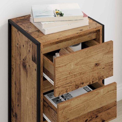 SZAFKA KOMODA STARE DREWNO 42X36X75.5CM