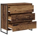 SZAFKA KOMODA STARE DREWNO 79X36X75.5CM