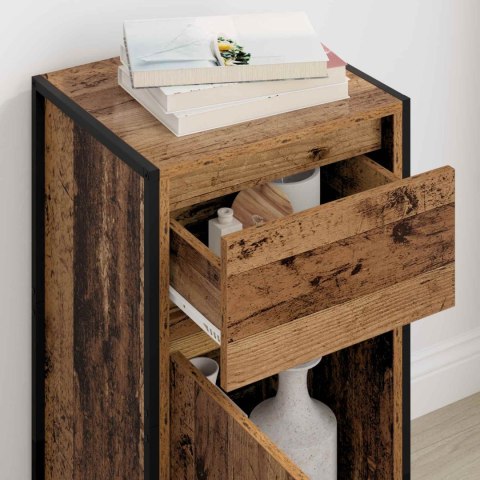 SZAFKA KOMODA STARE DREWNO 81X36X150.5CM