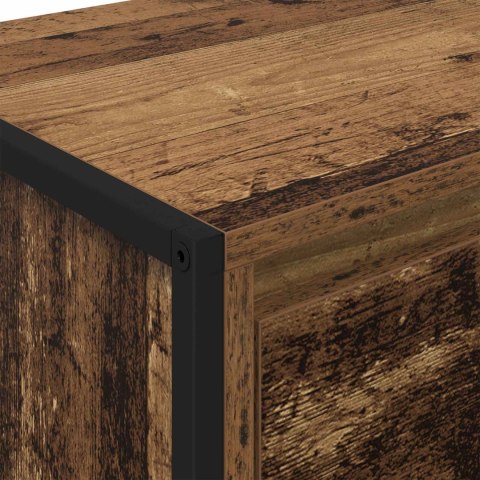 SZAFKA KOMODA STARE DREWNO 81X36X150.5CM