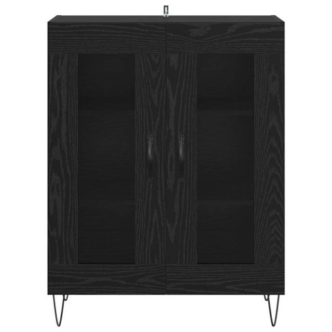 SZAFKA KOMODA CZARNY DĄB 69,5X34X90CM