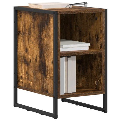 STOLIK NOCNY 2 PCS DĄB DYMNY 39.5X 30X 50CM