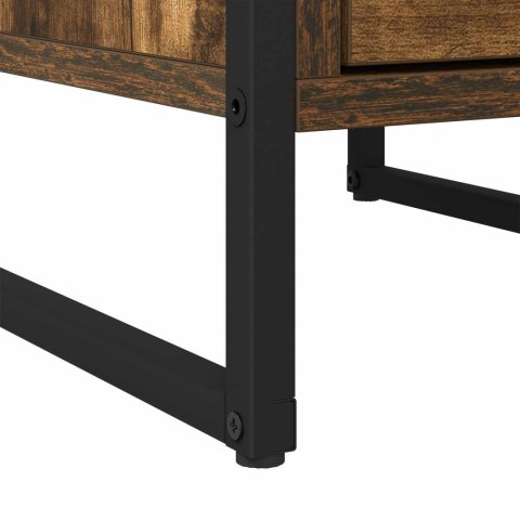 STOLIK NOCNY Z SZUFLADĄ 2 PCS DĄB DYMNY 39,5X 30X 50CM