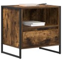 STOLIK NOCNY Z SZUFLADĄ 2 PCS DĄB DYMNY 50X 39,5X 50CM