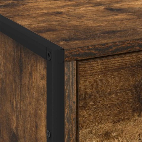 STOLIK NOCNY Z SZUFLADĄ 2 PCS DĄB DYMNY 50X 39.5X 50CM