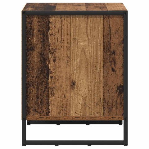 STOLIK NOCNY Z SZUFLADĄ 2 PCS STARE DREWNO 50X 39.5X 50CM