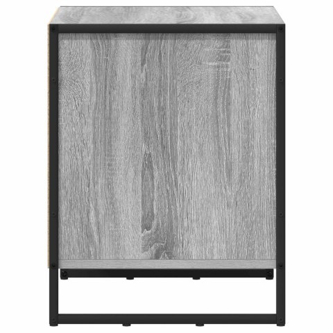 STOLIK NOCNY Z SZUFLADĄ 2 PCS SZARY SONOMA 50X 39.5X 50CM