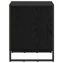STOLIK NOCNY Z SZUFLADĄ CZARNY DĄB 50X 39.5X 50CM