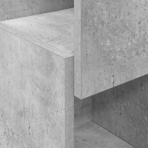 SZAFKA NAROŻNA BETONOWY SZARY 25,5X25X80CM