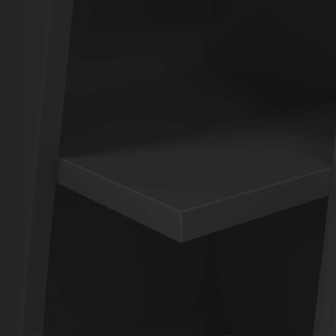 SZAFKA NAROŻNA CZARNY 27,5X27X102CM