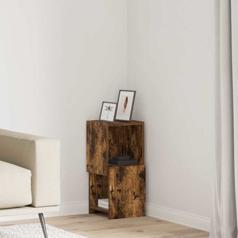 SZAFKA NAROŻNA DĄB WĘDZONY 25,5X25X55CM