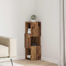 SZAFKA NAROŻNA STARE DREWNO 25,5X25X80CM
