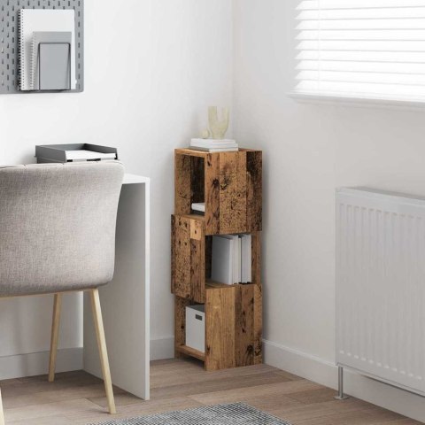 SZAFKA NAROŻNA STARE DREWNO 25,5X25X80CM