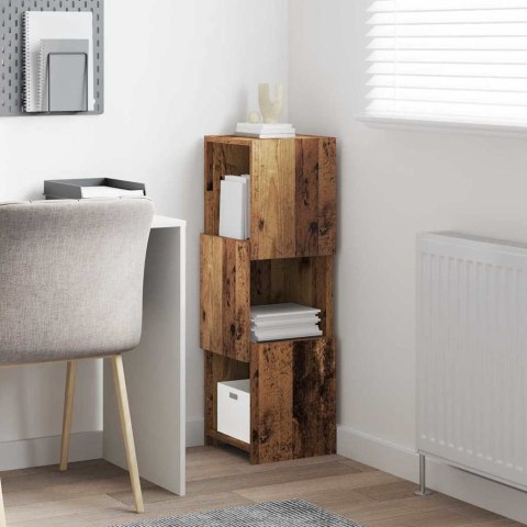 SZAFKA NAROŻNA STARE DREWNO 30,5X30X95CM