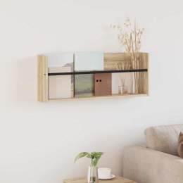 REGAŁ NA GAZETY Z PÓŁKĄ DĄB SONOMA 80X 12X 30CM