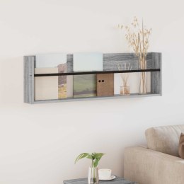 REGAŁ NA GAZETY Z PÓŁKĄ SZARY SONOMA 100X 12X 30CM