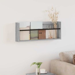 REGAŁ NA GAZETY Z PÓŁKĄ SZARY SONOMA 80X 12X 30CM