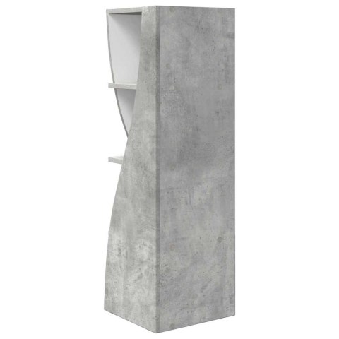 SZAFKA NAROŻNA BETONOWY SZARY 32X32X102CM