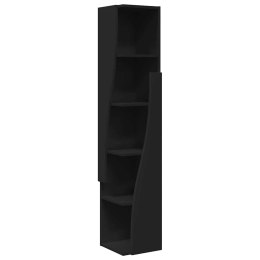 SZAFKA NAROŻNA CZARNY 27,5X27X140CM