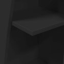 SZAFKA NAROŻNA CZARNY 27,5X27X140CM