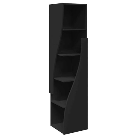 SZAFKA NAROŻNA CZARNY 32X32X140CM