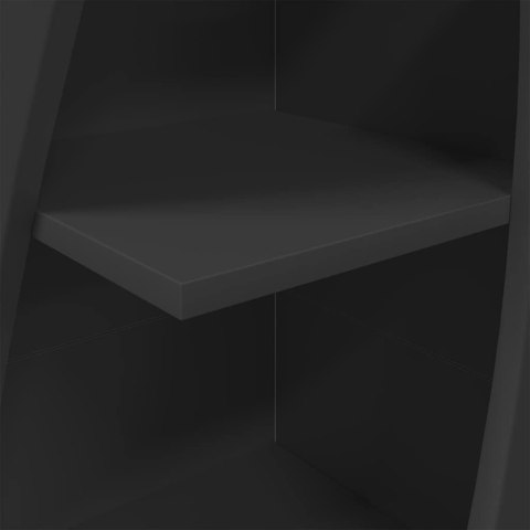 SZAFKA NAROŻNA CZARNY 32X32X140CM