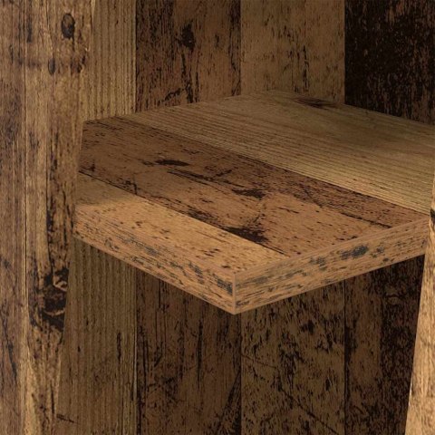 SZAFKA NAROŻNA STARE DREWNO 27,5X27X102CM