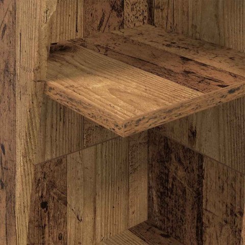 SZAFKA NAROŻNA STARE DREWNO 27,5X27X140CM