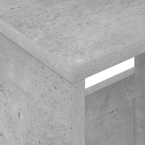 REGAŁ NA GAZETY 2 SZT. BETONOWY SZARY 35X 30X 45CM