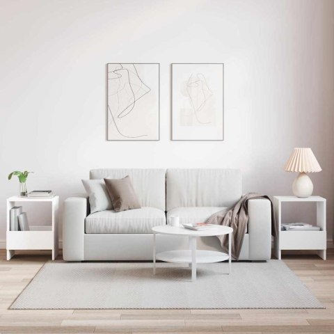 REGAŁ NA GAZETY 2 PCS BIAŁY 35X 30X 45CM