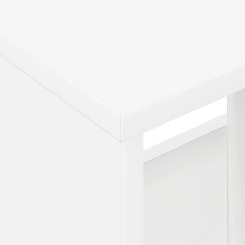 REGAŁ NA GAZETY 2 PCS BIAŁY 35X 30X 45CM