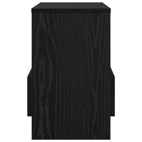 REGAŁ NA GAZETY 2 PCS CZARNY DĄB 35X 30X 45CM