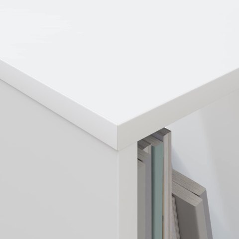 REGAŁ NA GAZETY BIAŁY 102X 30X 45CM