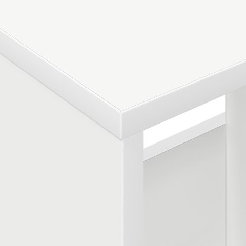 REGAŁ NA GAZETY BIAŁY 102X 30X 45CM