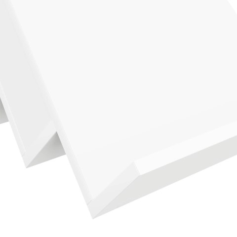 REGAŁ NA GAZETY BIAŁY 53X 40X 28.5CM