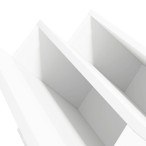 REGAŁ NA GAZETY BIAŁY 53X 40X 28.5CM