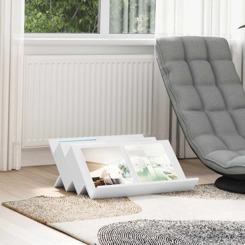 REGAŁ NA GAZETY BIAŁY 65X 53X 28,5CM