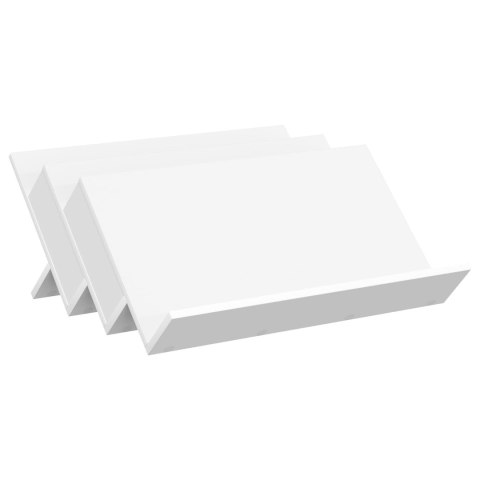 REGAŁ NA GAZETY BIAŁY 65X 53X 28,5CM