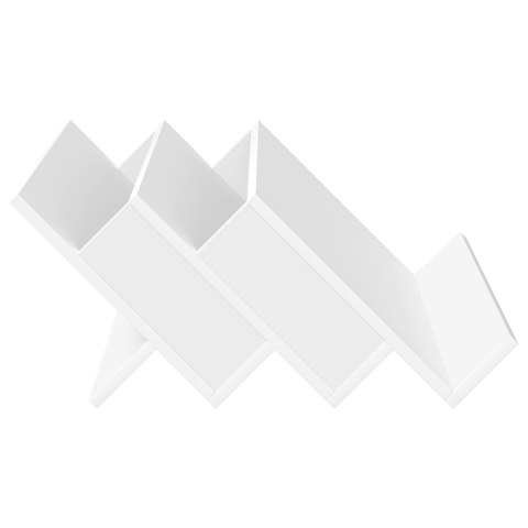 REGAŁ NA GAZETY BIAŁY 65X 53X 28,5CM