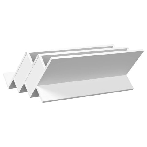 REGAŁ NA GAZETY BIAŁY 65X 53X 28,5CM