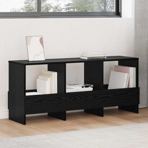 REGAŁ NA GAZETY CZARNY DĄB 102X 30X 45CM