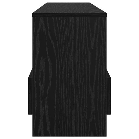 REGAŁ NA GAZETY CZARNY DĄB 102X 30X 45CM