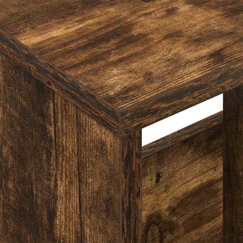 REGAŁ NA GAZETY DĄB WĘDZONY 102X 30X 45CM