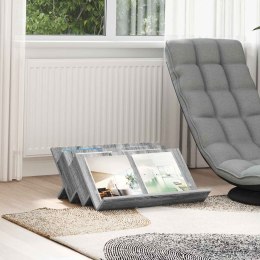 REGAŁ NA GAZETY Z PÓŁKĄ SZARY SONOMA 65X 53X 28,5CM