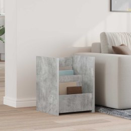 REGAŁ NA GAZETY Z PÓŁKĄ SZARY BETON 35X 35X 45CM