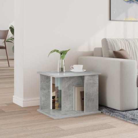 REGAŁ NA GAZETY Z PÓŁKĄ SZARY BETON 35X 35X 45CM